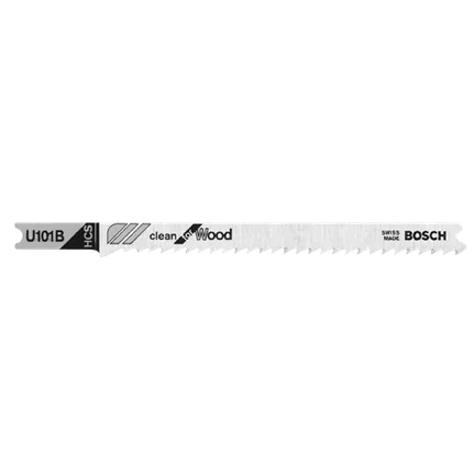 Bosch 3-5/8", 10TPI, HCS UNIVERSAL SHANK JIGSAW BLADE  (5 PK) U101B