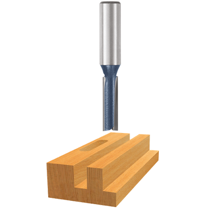 Bosch STRAIGHT BIT 3/8", 1/2" SHK., 2 FLT., C.T. (SUPER) 84207M