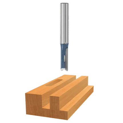 Bosch STRAIGHT BIT 1/4",   1/4" SHK., 2 FLT., C.T. (SUPER) 85221M