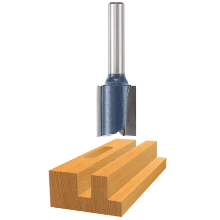 Bosch STRAIGHT BIT 9/16",   1/4" SHK., 2 FLT., C.T. 85229M