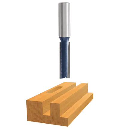 Bosch STRAIGHT BIT 1/4",   1/4" SHK., 2 FLT., C.T. (SUPER) 85250M