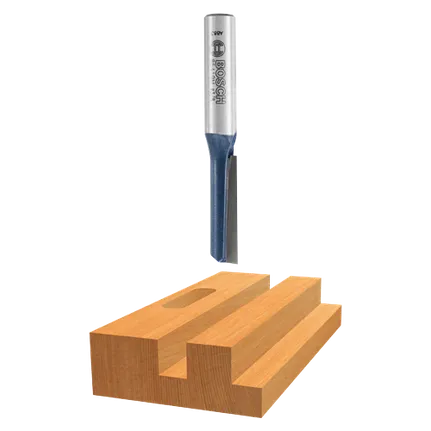 Bosch STRAIGHT BIT 1/2", 1/2" SHK., 1 FLT., C.T. (SUPER) 85264M