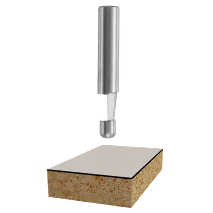 Bosch BEVEL TRIM BIT, 7-1/2°, 1/4" SHK., S.C. 85286