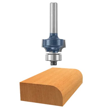 Bosch ROUNDOVER BIT 1/8" RAD.,  1/4" SHK. W/B.B., C.T. (SUPER) 85290M