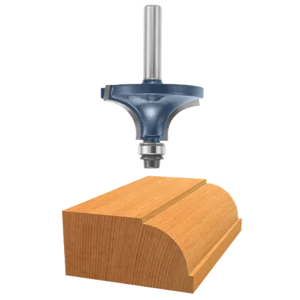 Bosch BEADING BIT 1/2" RAD.,   1/4" SHK. W/B.B., C.T. (SUPER) 85497M