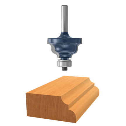 Bosch COVE & BEAD BIT, 1/2" SHK. W/B.B., C.T. (SUPER) 85605M
