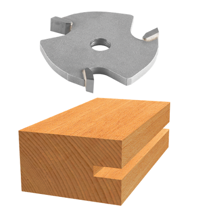 Bosch 1/4" KERF, 3 WING SLOTTING CUTTER C.T. (SUPER) 85610M