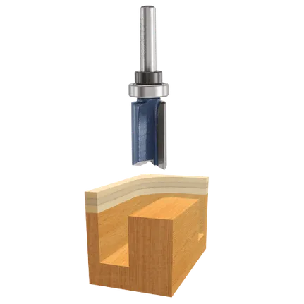 Bosch ROUTER BIT,CT 9/16X1/2 STR TBB 1/4S 85672M
