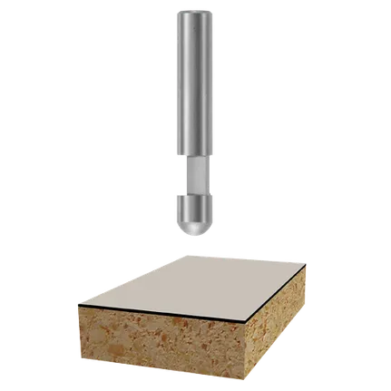 Bosch FLUSH TRIM BIT, 1/4" SHK., S.C. (BULK) 85285B100
