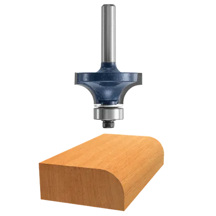 Bosch ROUNDOVER BIT 3/8" RAD., 1/4" SHK. W/B.B., C.T. (SUPER) 85296M