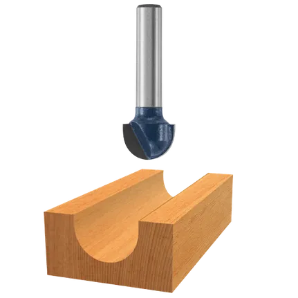 Bosch CORE BOX BIT 1/4" RAD., 1/4" SHK., 2 FLT., C.T. (SUPER) 85446M