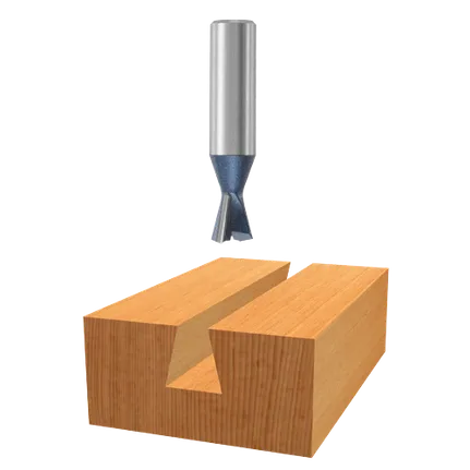 Bosch DOVETAIL BIT 1/2" CUT, 14°, 1/2" SHK., C.T. (SUPER) 84709M