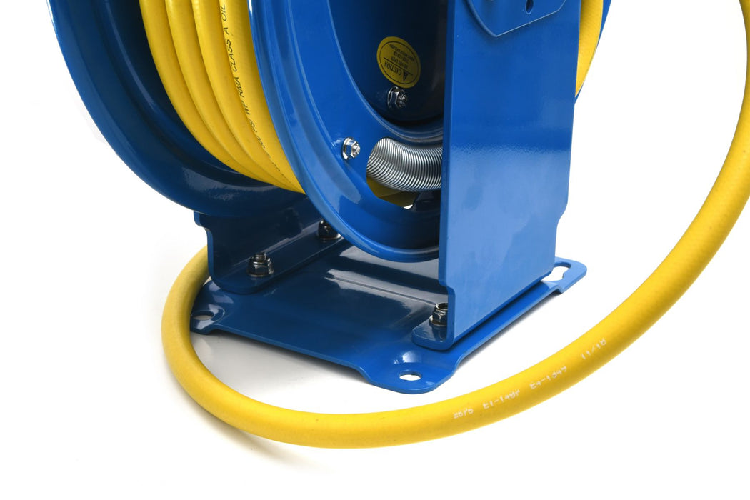 BluBird OilShield Rubber Air Hose Reel Dual Arm Assembly 1/2" x 100' OSRDA12100