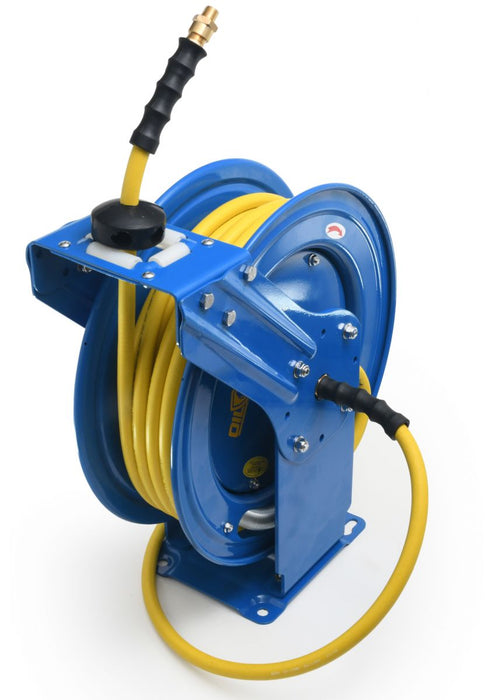 BluBird OilShield Rubber Air Hose Reel Dual Arm Assembly 1/2" x 100' OSRDA12100