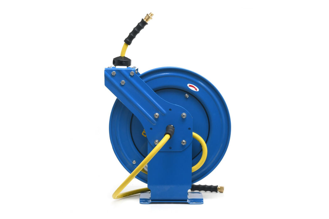 BluBird OilShield Rubber Air Hose Reel Dual Arm Assembly 1/2" x 100' OSRDA12100