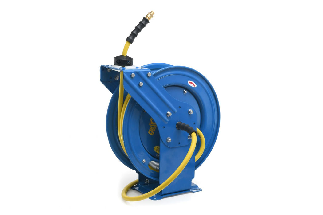 BluBird OilShield Rubber Air Hose Reel Dual Arm Assembly 1/2" x 100' OSRDA12100