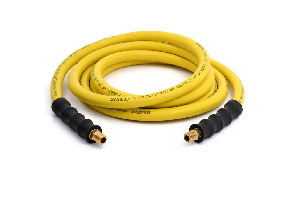 BluBird OilShield Rubber Air Hose Assembly 3/8" x 15' OS3815