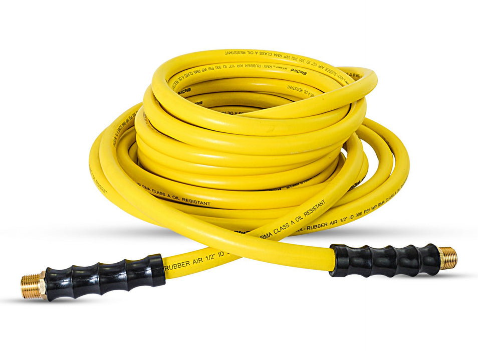 BluBird OilShield Rubber Air Hose Assembly 1/2" x 50' OS1250
