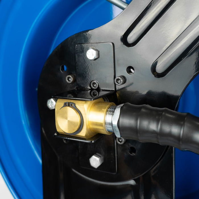 BluBird OilShield Rubber Fuel Hose Reel Heavy Duty Single Arm Assembly 1" x 40' OSFHRONE40