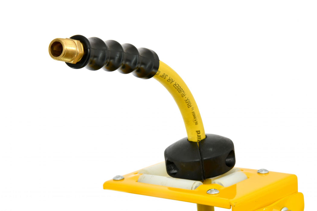BluBird OilShield Rubber All-In-One 3/8" x 50' Air Hose Reel Heavy Duty Single Arm Assembly OSRHD3850-AIO