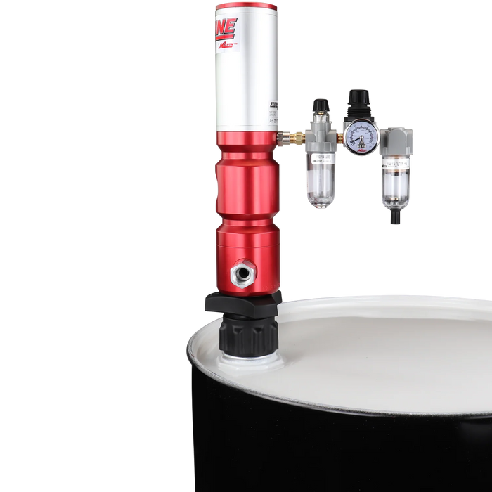 Zeeline by Milton® ZE1730PK 5:1 Pneumatic Stub Style Premium Series Piston Pump Kit | 1 Complete Kit | 7.4 GPM | 1/4" FRL Included | For 16-Gallon, 55-Gallon Drums, 275-Gallon IBC Totes & Wall Mount | Motor Oil, Gear Oil, Hydraulic Oil & More