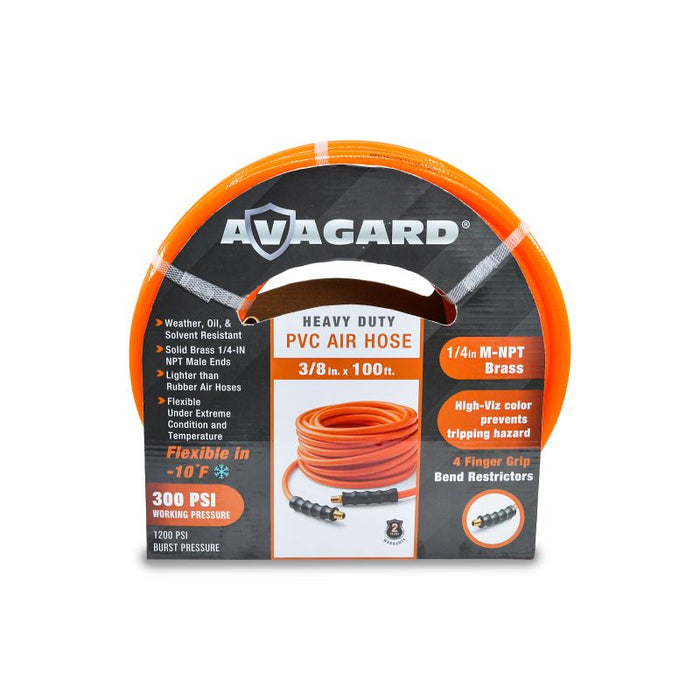 BluBird Avagard PVC Air Hose Assembly 3/8" x 100' PV38100