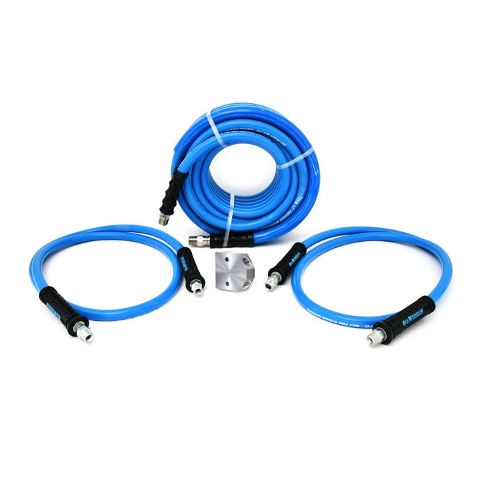 BluBirdBlu Shield U-BLoX 3812 - 3/8" NPT Dual Inlet High-Pressure Connection Kit | 6,000 PSI | ToughTek Hose TTPW3806-UB3812
