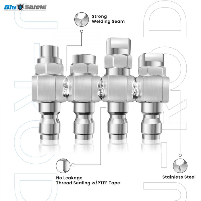 BluBird Blu Shield JRod Pressure Washer Nozzle 4 GPM PWA042