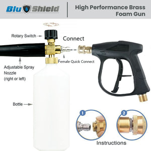 BluBird Metal brass foam gun high pressure PWA043