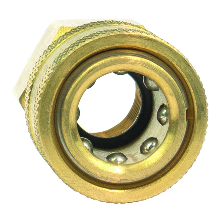 BluBird 1/4 In Quick-Disconnect Socket X 1/4 In FPT Pressure Washer Adapter PWA052