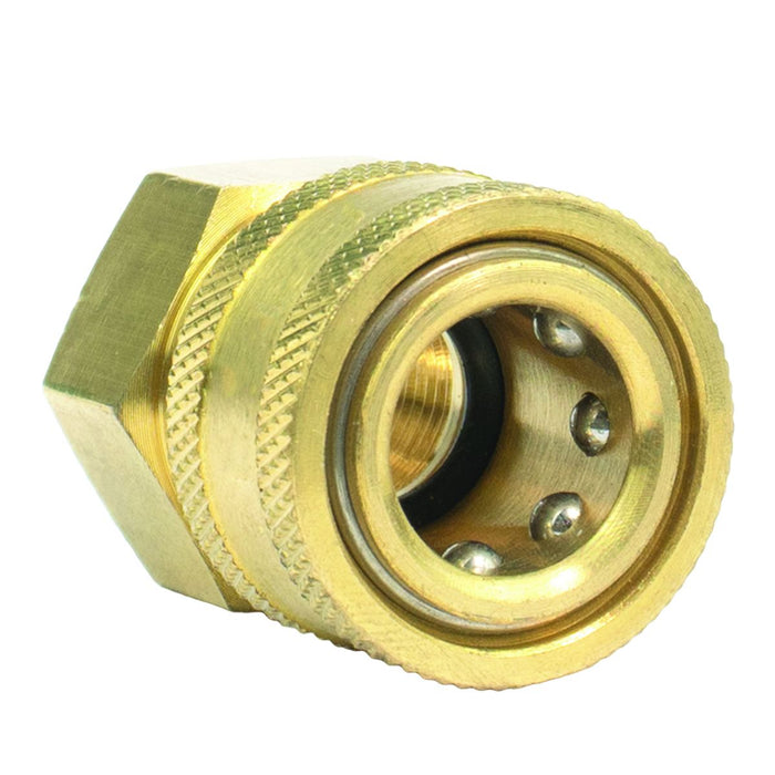 BluBird 1/4 In Quick-Disconnect Socket X 1/4 In FPT Pressure Washer Adapter PWA052