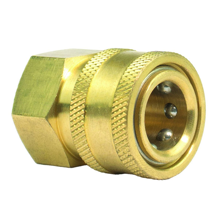 BluBird 1/4 In Quick-Disconnect Socket X 1/4 In FPT Pressure Washer Adapter PWA052