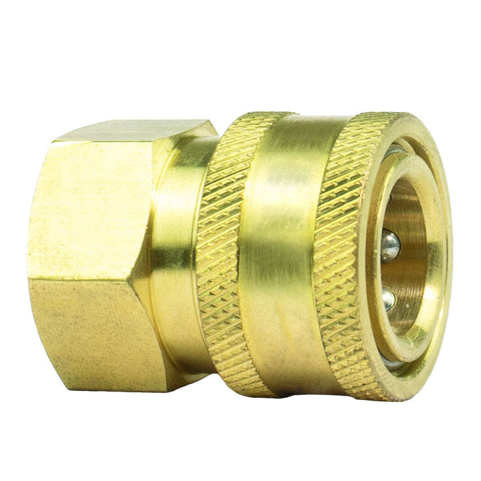 BluBird 1/4 In Quick-Disconnect Socket X 1/4 In FPT Pressure Washer Adapter PWA052