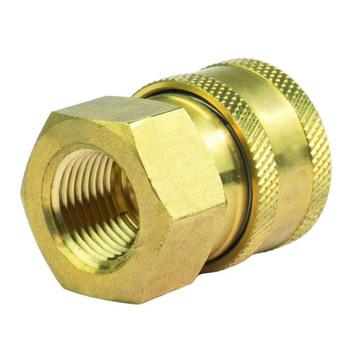 BluBird 1/4 In Quick-Disconnect Socket X 1/4 In FPT Pressure Washer Adapter PWA052