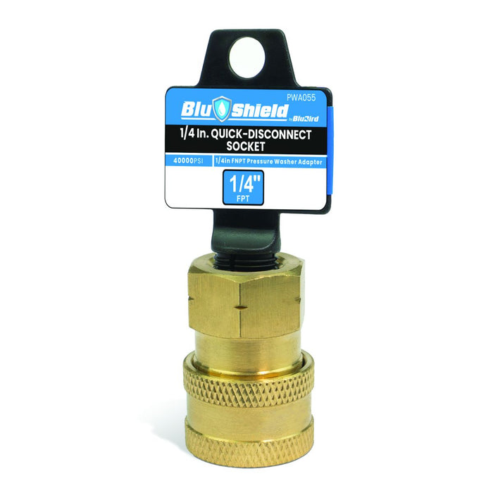 BluBird 3/8 In Quick-Disconnect Socket X 3/8 In FPT Pressure Washer Adapter PWA055