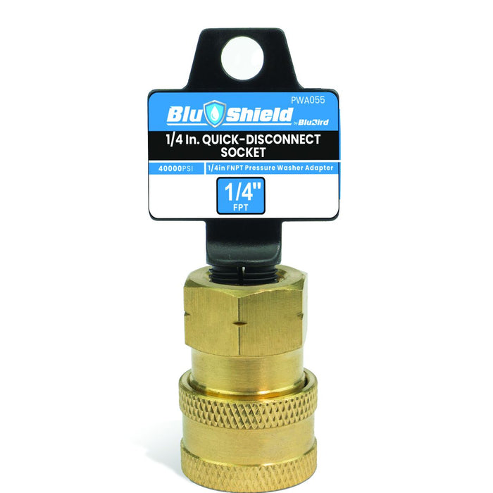 BluBird 3/8 In Quick-Disconnect Socket X 3/8 In FPT Pressure Washer Adapter PWA055
