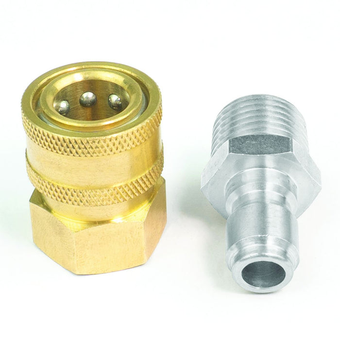 BluBird 3/8" Quick Disconnect Male Plug X 3/8" Female Pipe Thread Pressure Washer Adapter PWA062