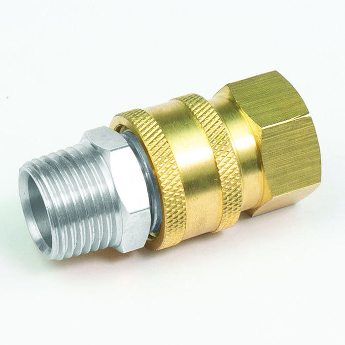 BluBird 3/8" Quick Disconnect Male Plug X 3/8" Female Pipe Thread Pressure Washer Adapter PWA062