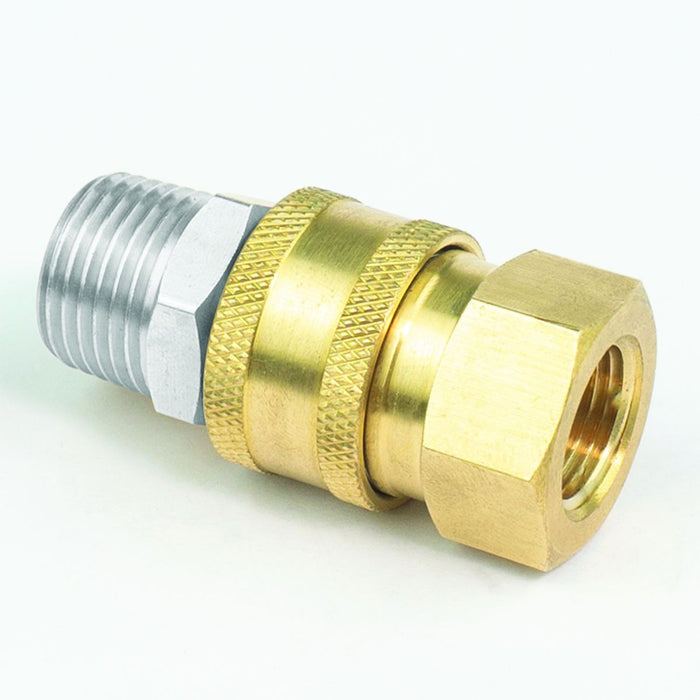 BluBird 3/8" Quick Disconnect Male Plug X 3/8" Female Pipe Thread Pressure Washer Adapter PWA062