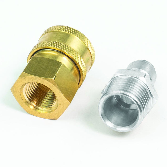 BluBird 3/8" Quick Disconnect Male Plug X 3/8" Female Pipe Thread Pressure Washer Adapter PWA062