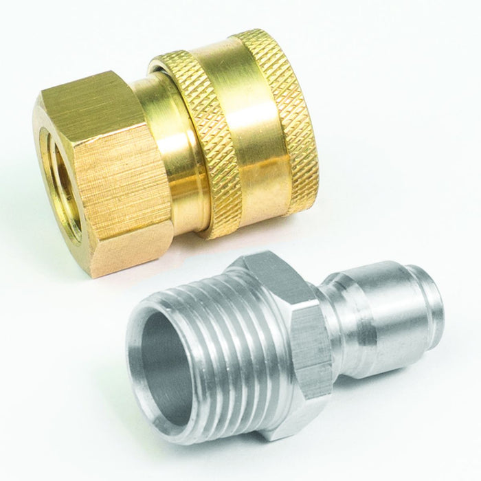 BluBird 3/8" Quick Disconnect Male Plug X 3/8" Female Pipe Thread Pressure Washer Adapter PWA062