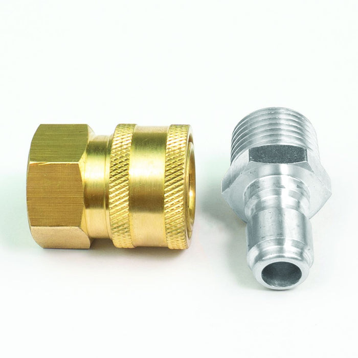 BluBird 3/8" Quick Disconnect Male Plug X 3/8" Female Pipe Thread Pressure Washer Adapter PWA062