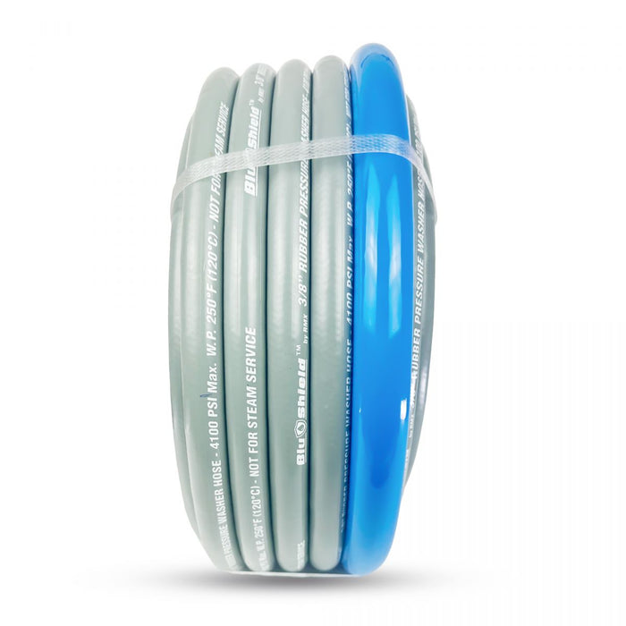 BluBird Blu Shield Double Wire 3/8" X 50’ 6K PSI Pressure Washing Hose PWDW3850