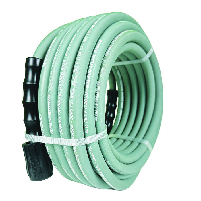 BluBird Blu Shield Rubber Pressure Washer Hose Assembly 1/4" x 50' w/ M22 Non Marking PW1450-NM