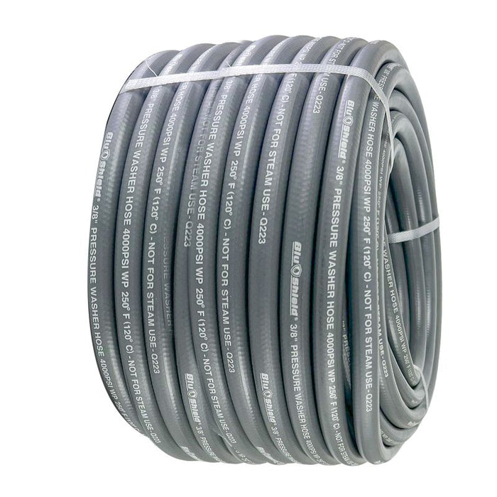 BluBird Blu Shield Single Wire 3/8 X 500' 4K PSI Pressure Washing Hose (Bulk) PWSW38500