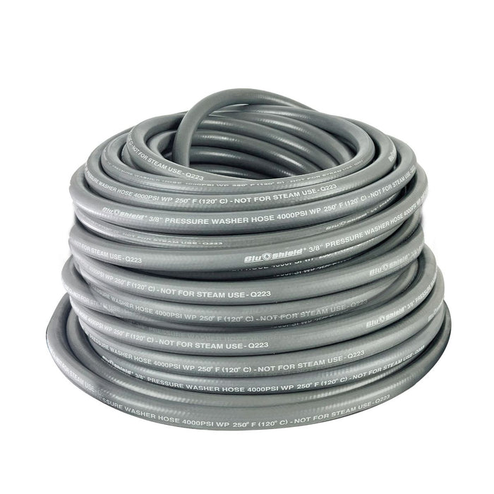 BluBird Blu Shield Single Wire 3/8 X 500' 4K PSI Pressure Washing Hose (Bulk) PWSW38500