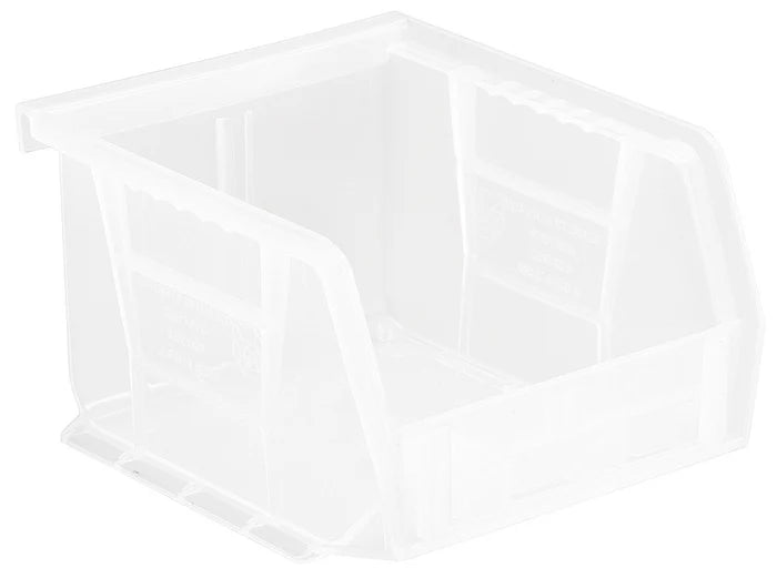 MT-RSR Stack + Hang Bins - 3.375in x 4.125in x 3in - Clear - 24 Case QS-210CL-24