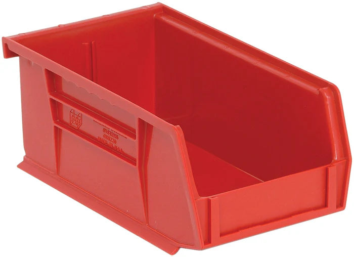 MT-RSR Stack + Hang Bins - 7.375in x 4.125in x 3in - Red - Each QS-220RD