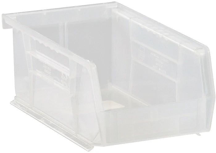 MT-RSR Stack + Hang Bins - 7.375in x 4.125in x 3in - Clear - Each QS-220CL