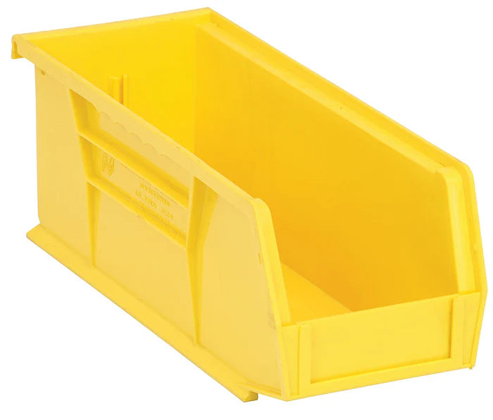 MT-RSR Stack + Hang Bins - 10.875in x 4.125in x 4in - Yellow - Each QS-224YL